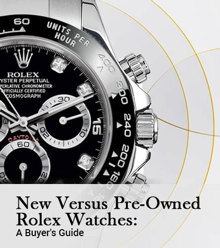 buying new vs used rolex|guide to buying a rolex.